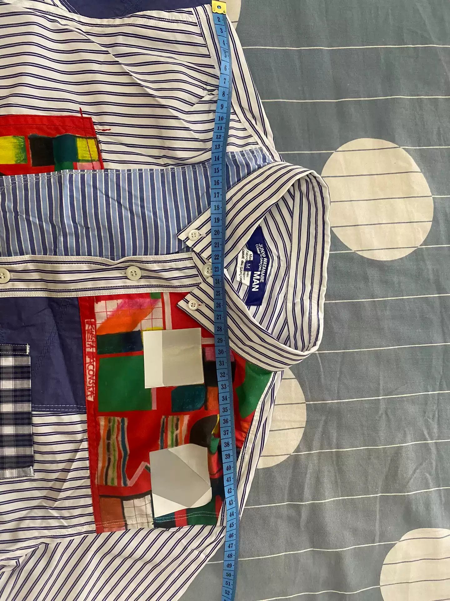 junya watanabe 21ss splicing CDG shirt