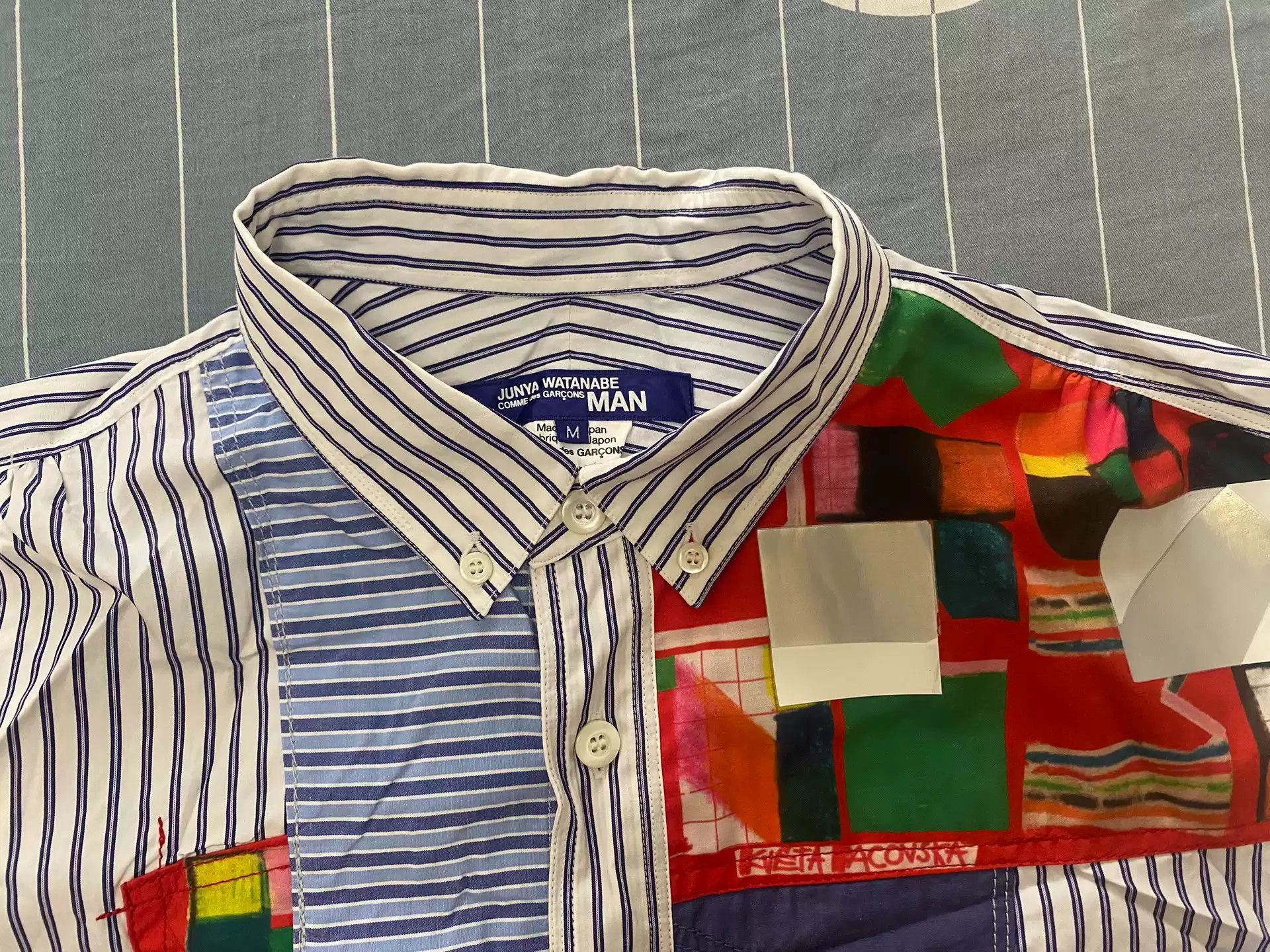 junya watanabe 21ss splicing CDG shirt