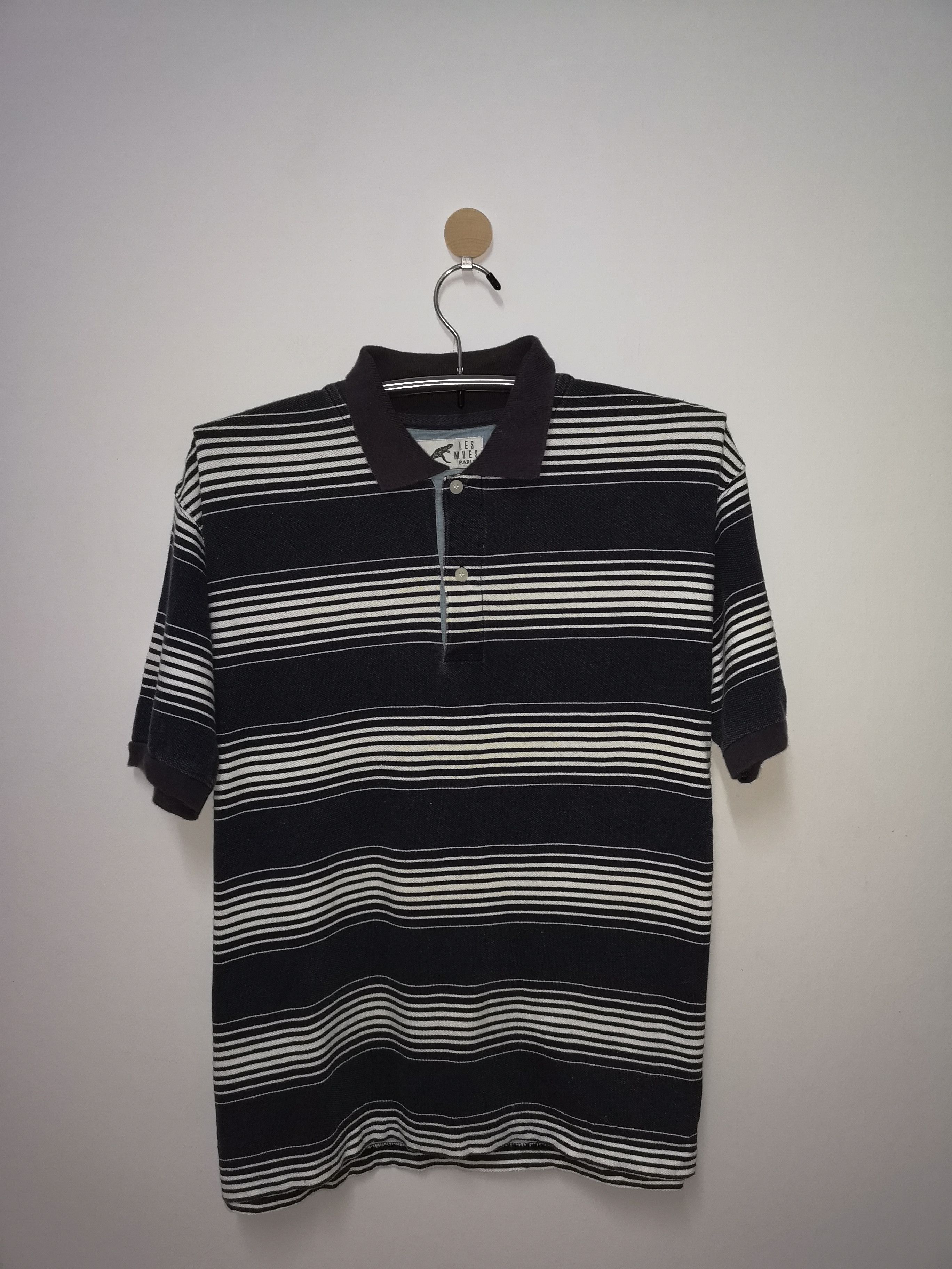 Vintage Vintage LES MUES PARIS Polo T Shirt Striped | Grailed