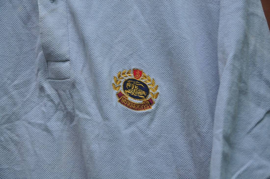 Burberry Burberrys Made In England Polo Shirt Style Size US L / EU 52-54 / 3 - 3 Thumbnail