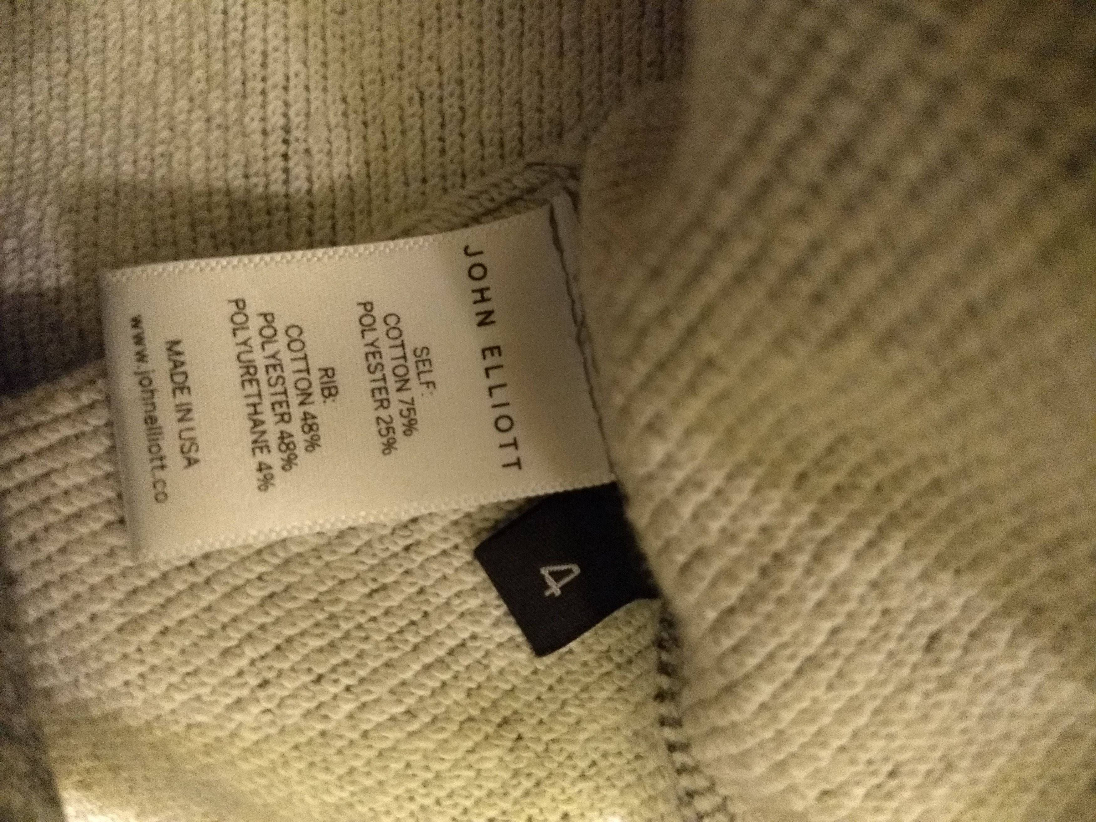 John Elliott Zip hoodie, made in USA Size US XL / EU 56 / 4 - 6 Thumbnail