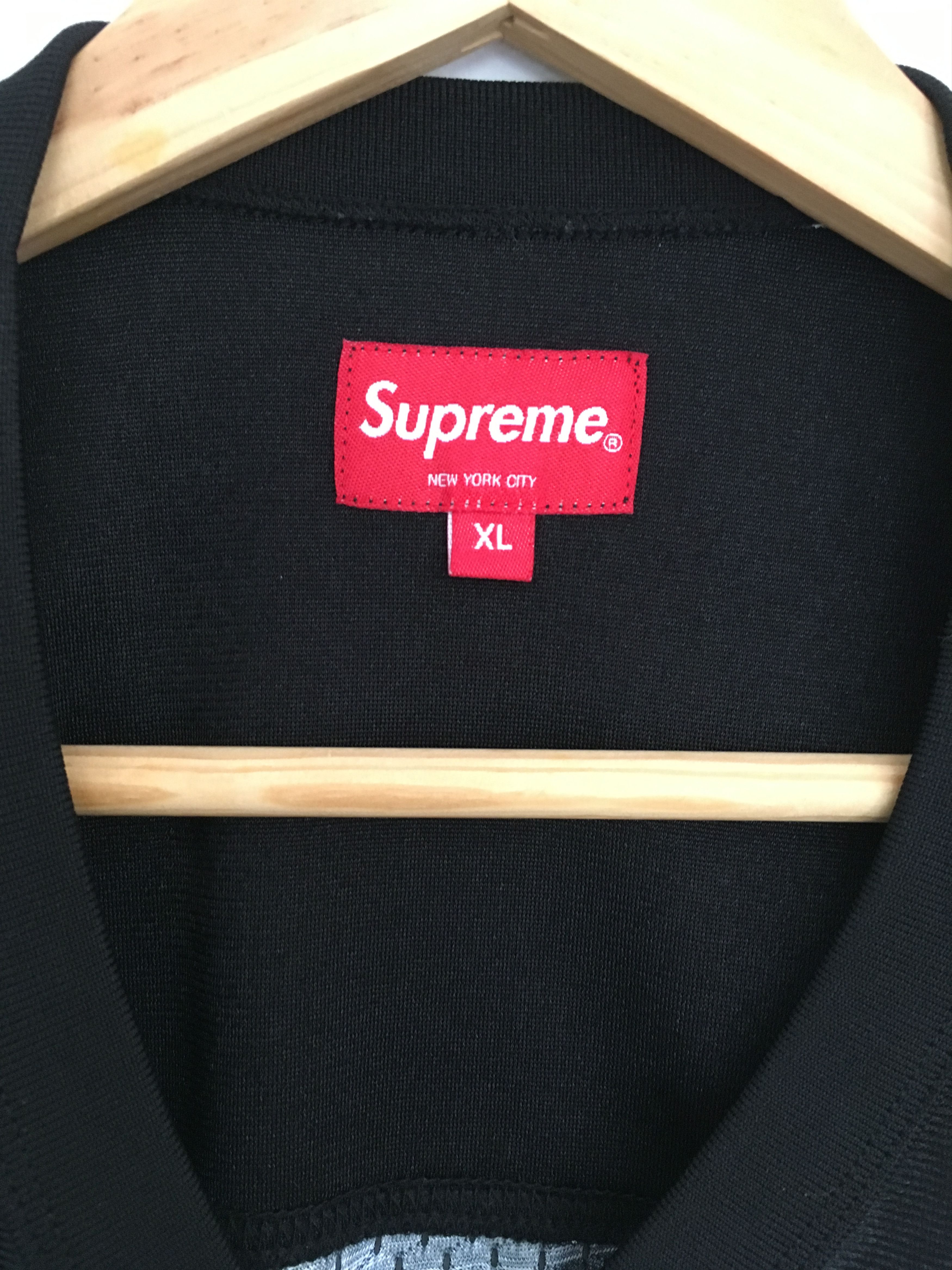 Supreme Hellraiser Football Jersey Black SZ XL | Grailed