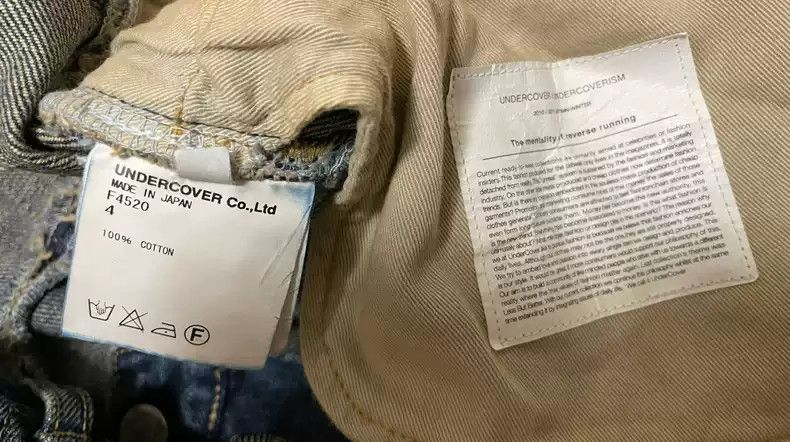 Undercover UNDERCOVER Japanese Takahashi shield stitching craft jeans Size US 36 / EU 52 - 3 Thumbnail