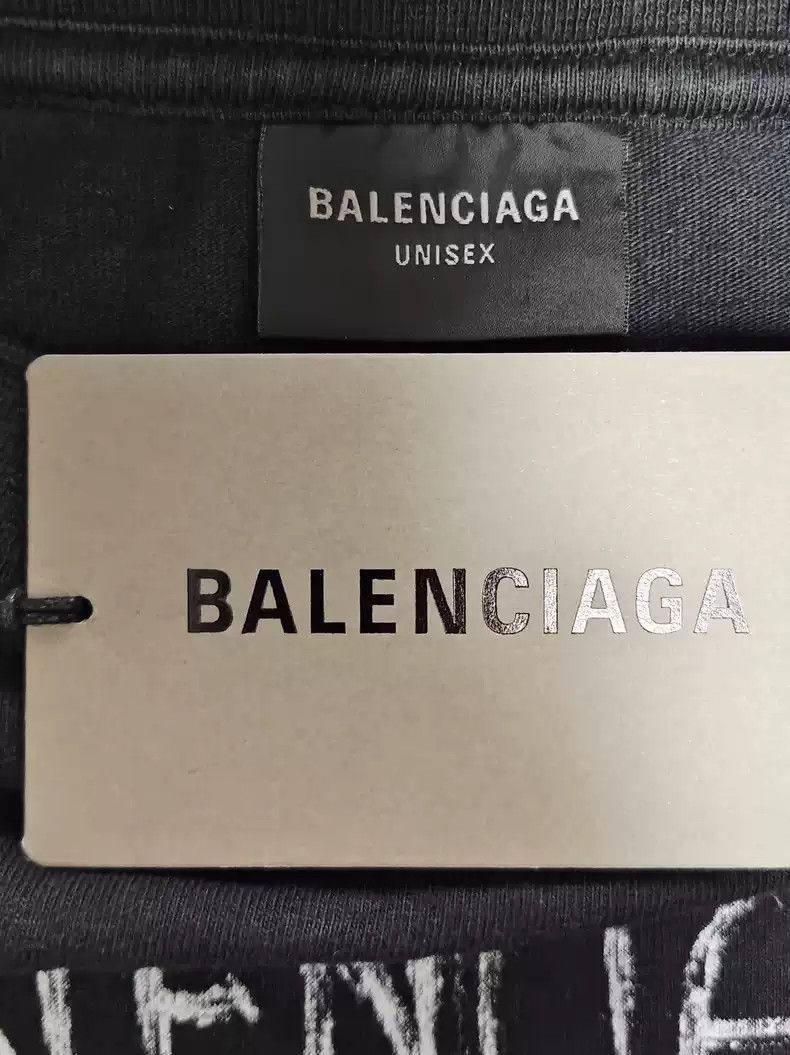 Balenciaga Balenciaga24SS diy mental the Year of the Loong opium graffiti long sleeve Size US XL / EU 56 / 4 - 5 Thumbnail