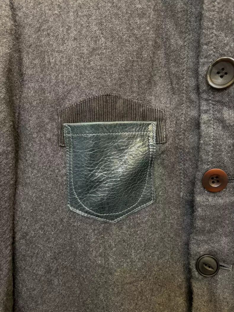 junya watanabe Pleated wool jacket