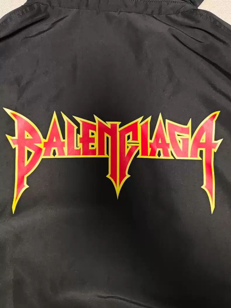 Balenciaga Balenciaga22ss Lightning Flame Rock Meta Band Jackets Size US M / EU 48-50 / 2 - 5 Thumbnail