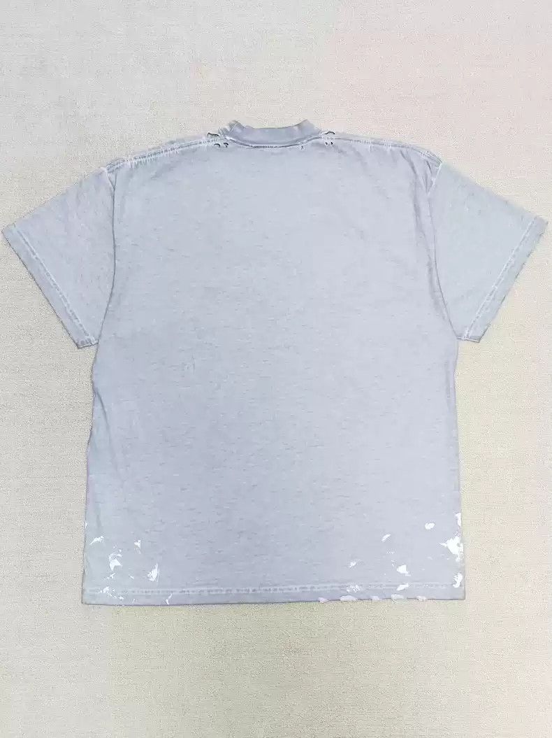 Balenciaga Balenciaga 22SS Lightning Flame Destruction Speckled Ink Short sleeved T-shirt Size US S / EU 44-46 / 1 - 3 Thumbnail