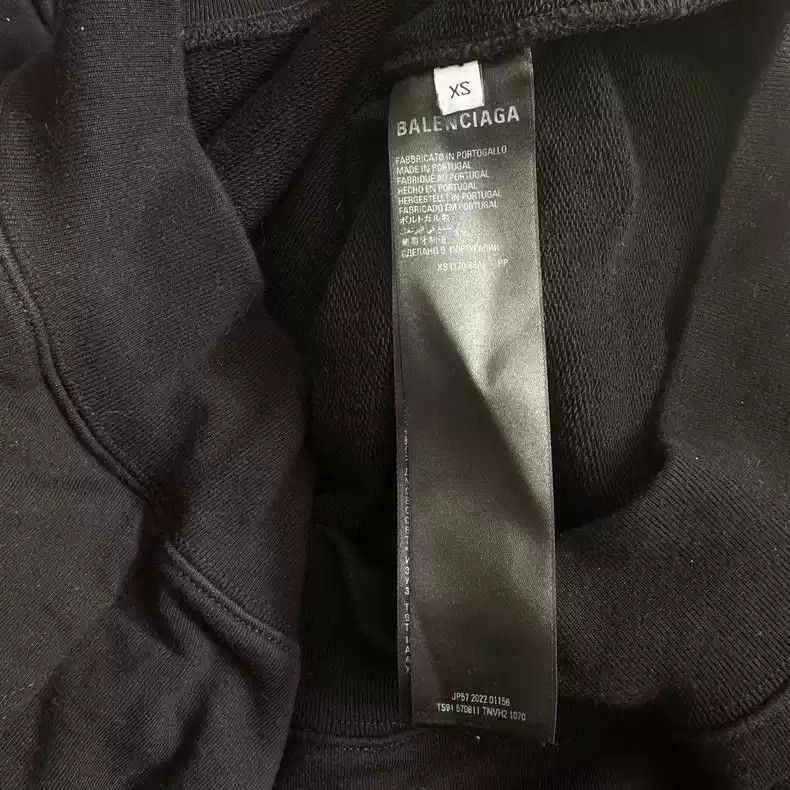 Balenciaga Balenciaga SS23 front and rear graffiti logo printed hoodie Size US XS / EU 42 / 0 - 6 Thumbnail