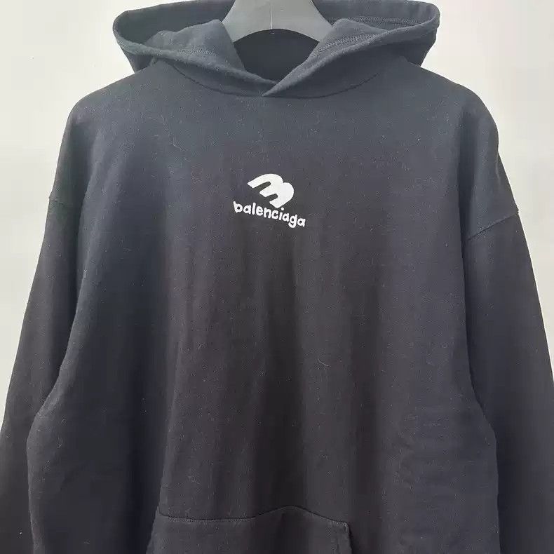 Balenciaga Balenciaga SS23 front and rear graffiti logo printed hoodie Size US XS / EU 42 / 0 - 3 Thumbnail