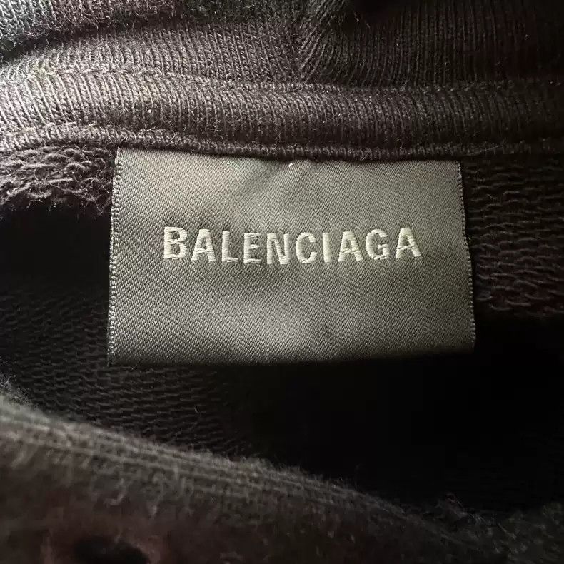 Balenciaga Balenciaga SS23 front and rear graffiti logo printed hoodie Size US XS / EU 42 / 0 - 7 Thumbnail