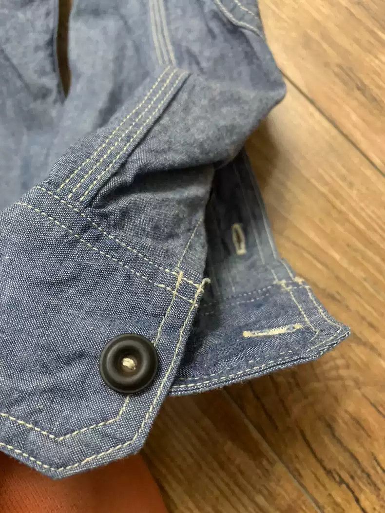 FREEWHEELERS Skeleton Denim Shirt