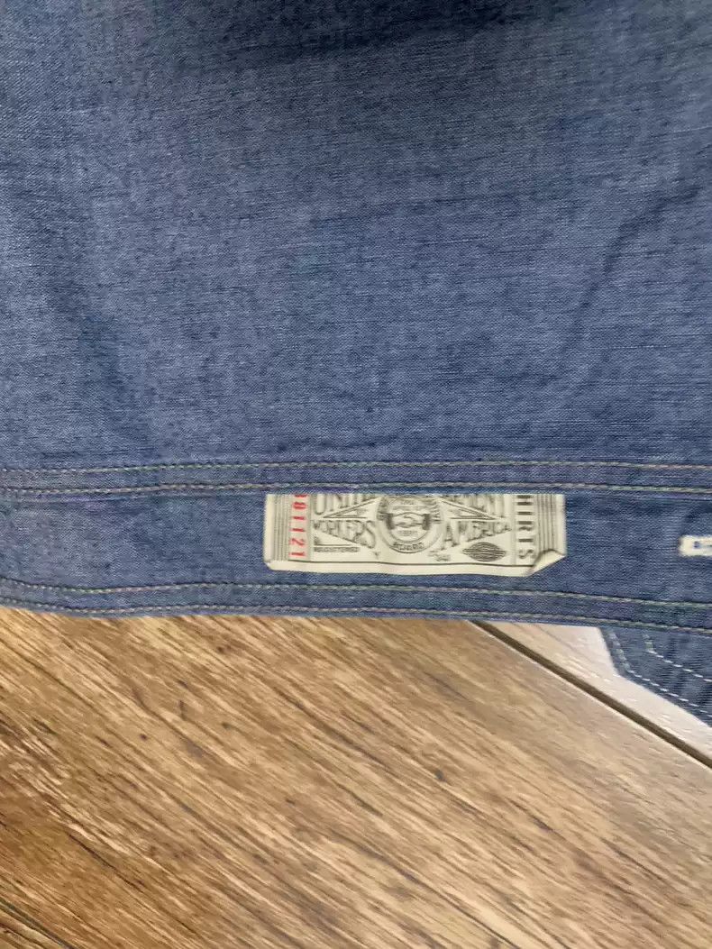 FREEWHEELERS Skeleton Denim Shirt