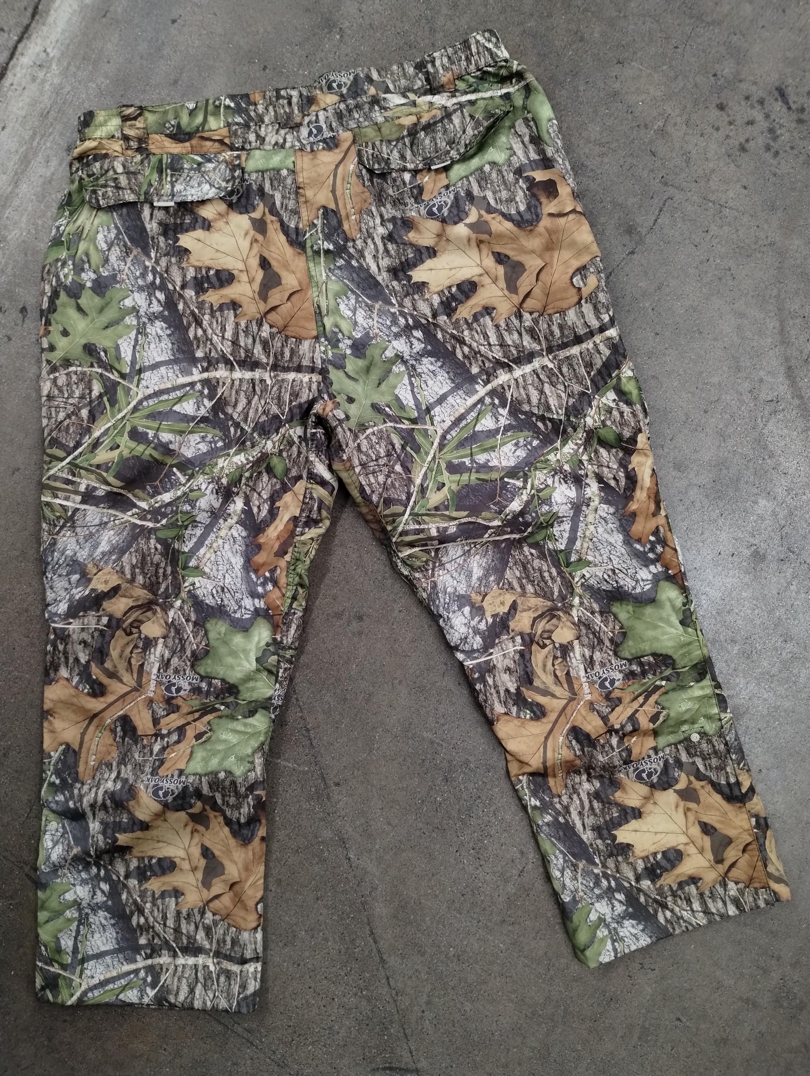 Realtree × Vintage Vintage Mossy Oak Polyester Rip-Stop Pants Size US 38 / EU 54 - 5 Thumbnail