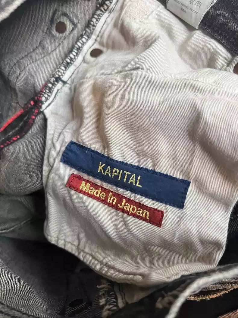 Kapital Kapital old standard micro-la gray cow makes old patch Size US 29 - 6 Thumbnail