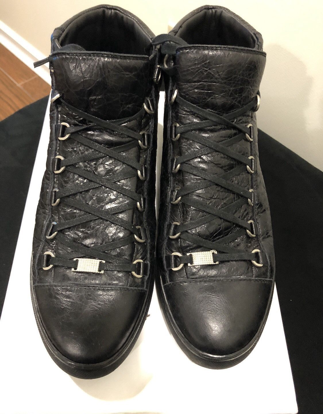 balenciaga arena high top black
