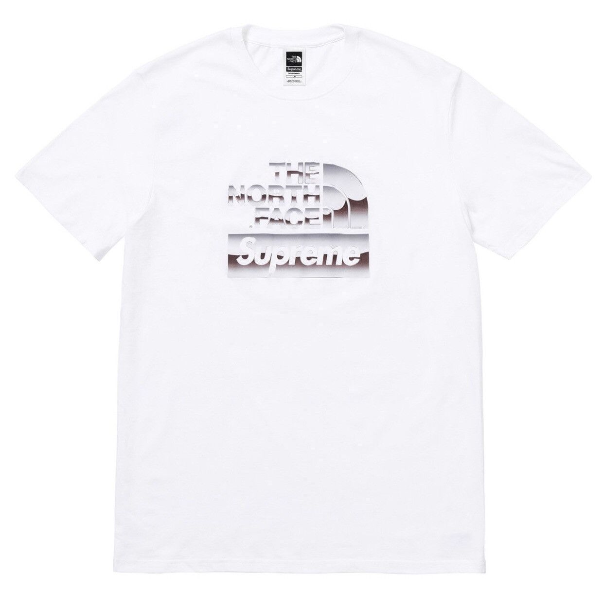 Supreme tnf shirt clearance