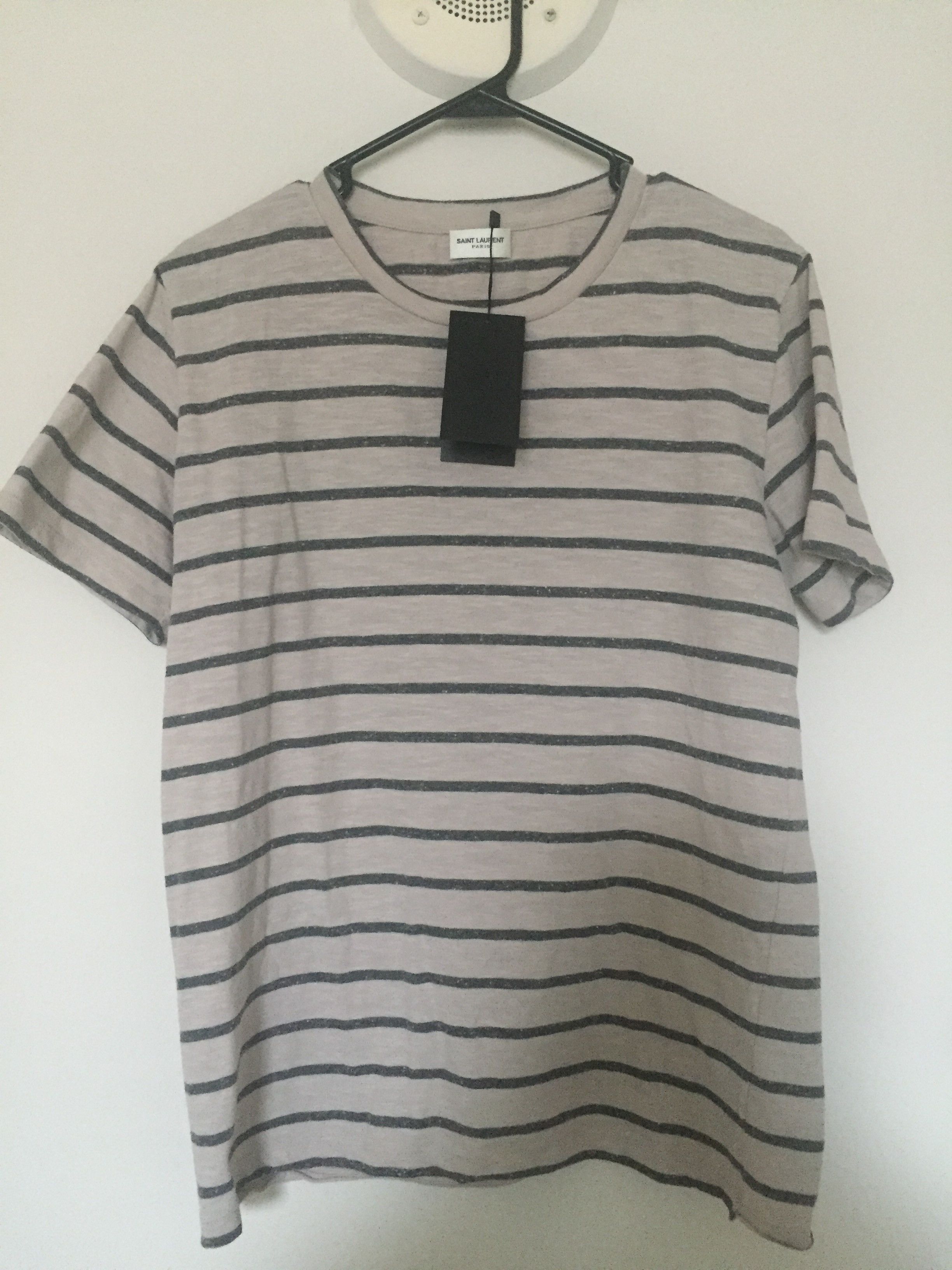 SAINT LAURENT PARIS｜SHORT-SLEEVED ROUND NECK T-SHIRTS ( SAINT LAURENT - Men Round Neck T-shirt – Atelier New York