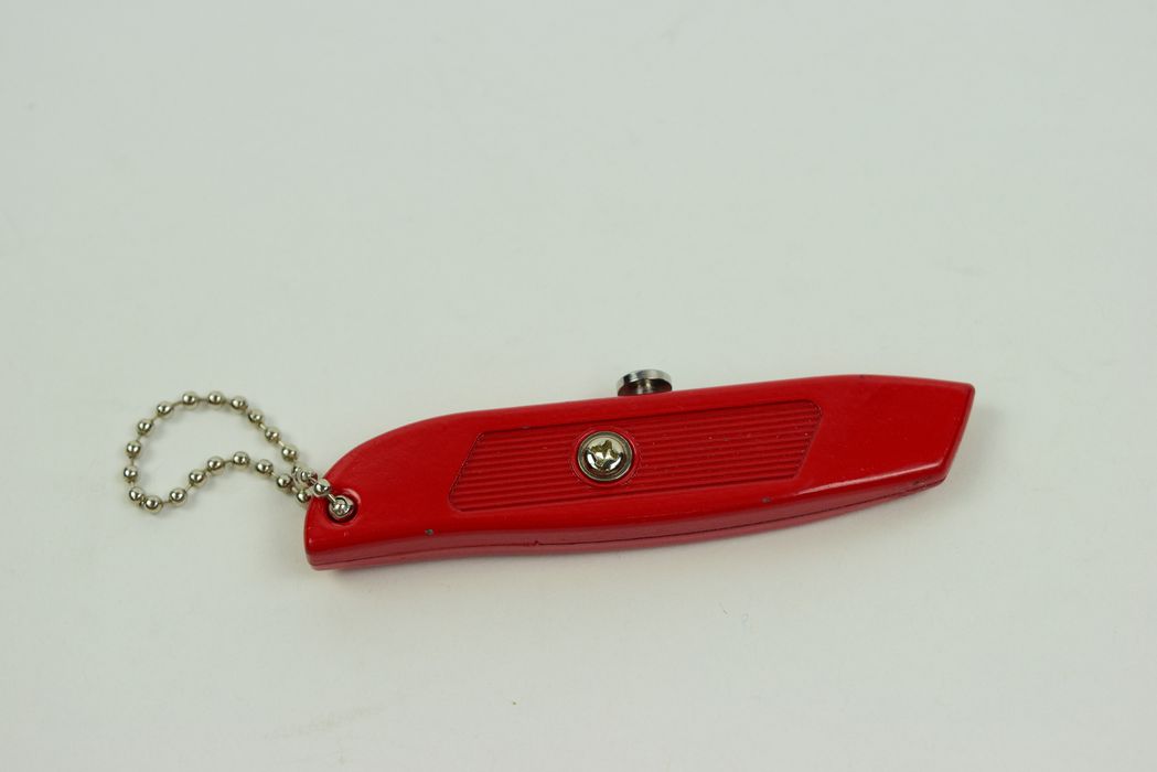 Supreme Utility Knife Keychain Box Cutter Red