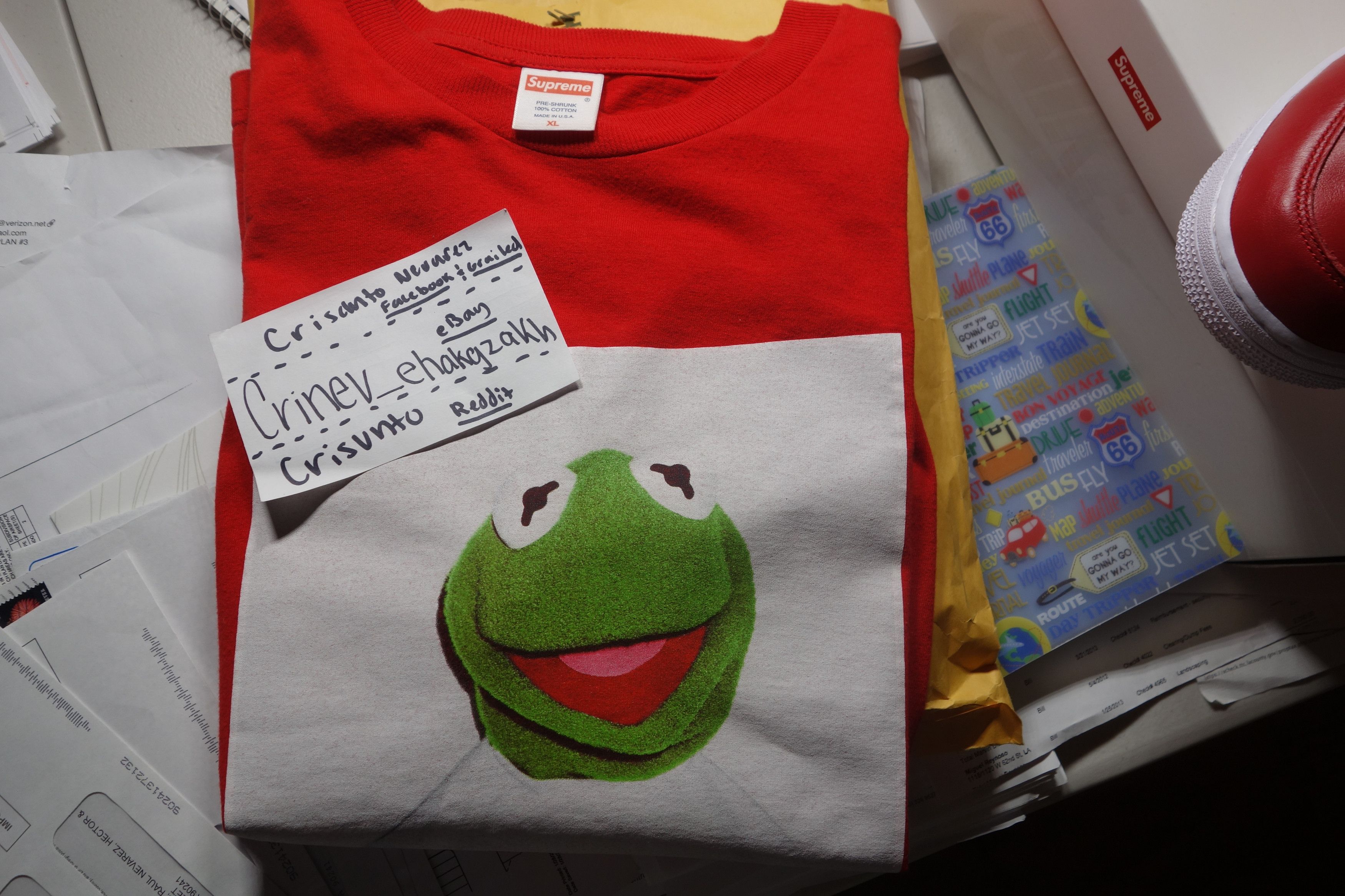 Supreme Kermit The Frog Tee Grailed