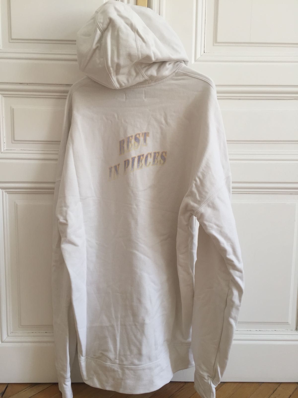 Misbhv *NEED GONE* "Rest in Pieces" Oversized Hoodie in white Size US S / EU 44-46 / 1 - 2 Thumbnail