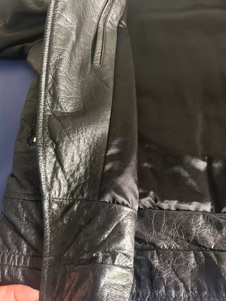 Saint Laurent Paris Saint Laurent rare version L01 bloody tooth Bloodlust sheep leather jacket Size US L / EU 52-54 / 3 - 9 Thumbnail
