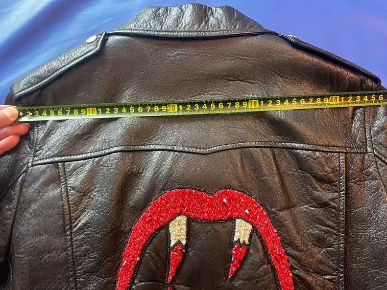Saint Laurent Paris Saint Laurent rare version L01 bloody tooth Bloodlust sheep leather jacket Size US L / EU 52-54 / 3 - 5 Thumbnail