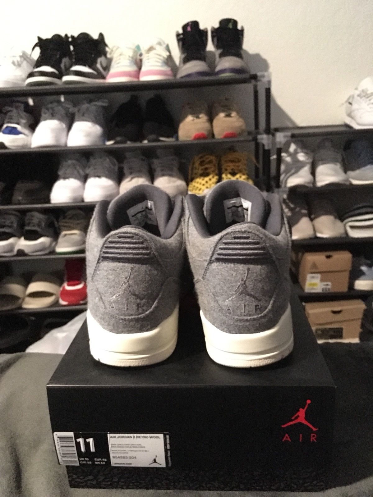 Jordan Brand Jordan Retro 3 “Wool” Size US 11 / EU 44 - 4 Thumbnail