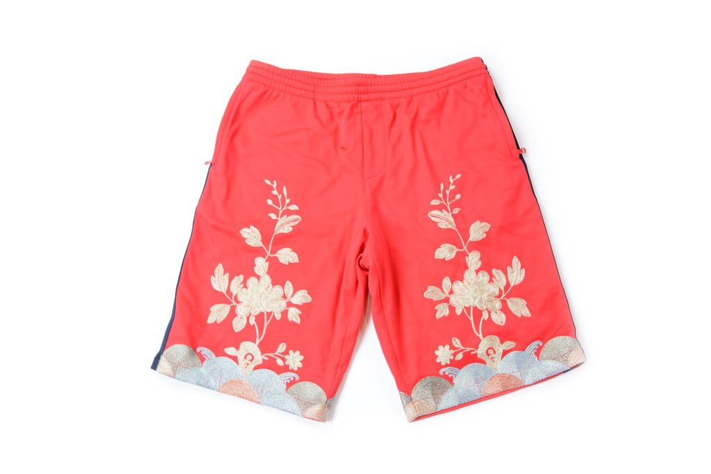 Gucci GUCCI Red EMBROIDERED SHORTS SS 2014 Size US 38 / EU 54 - 8 Thumbnail