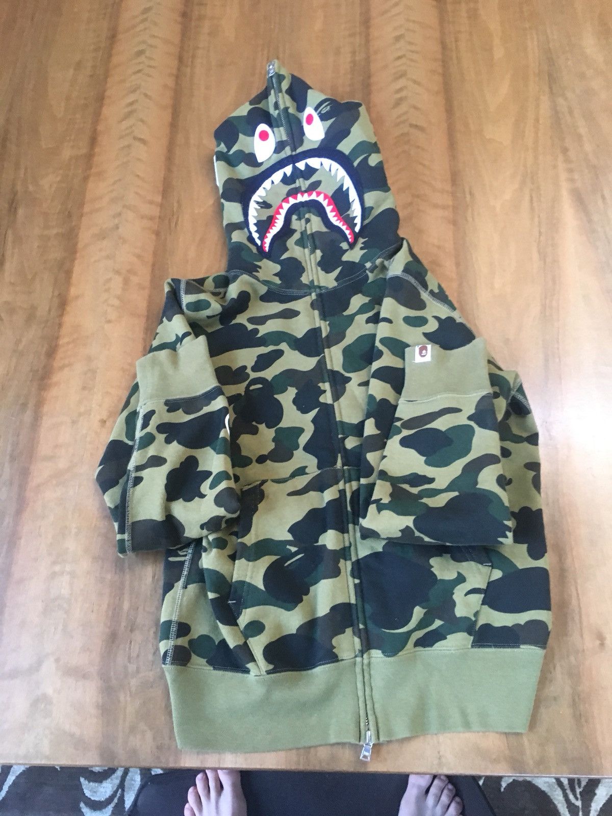 Bape shark hoodie grailed best sale