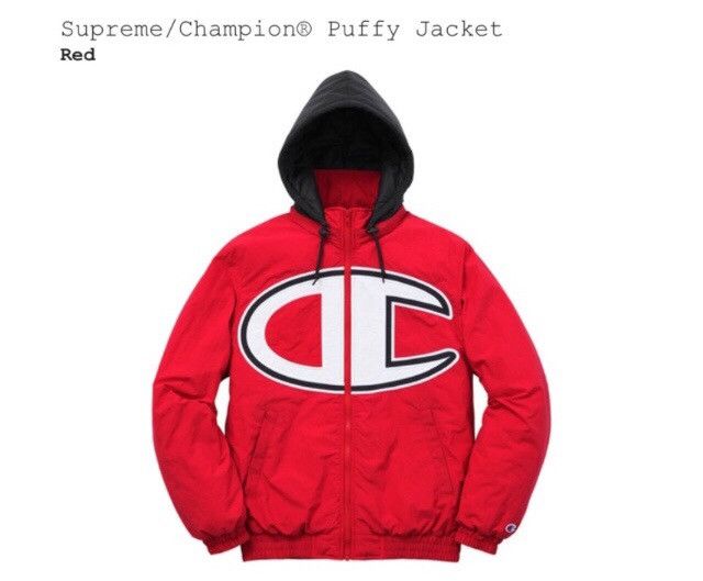 Supreme champion puffy clearance jacket