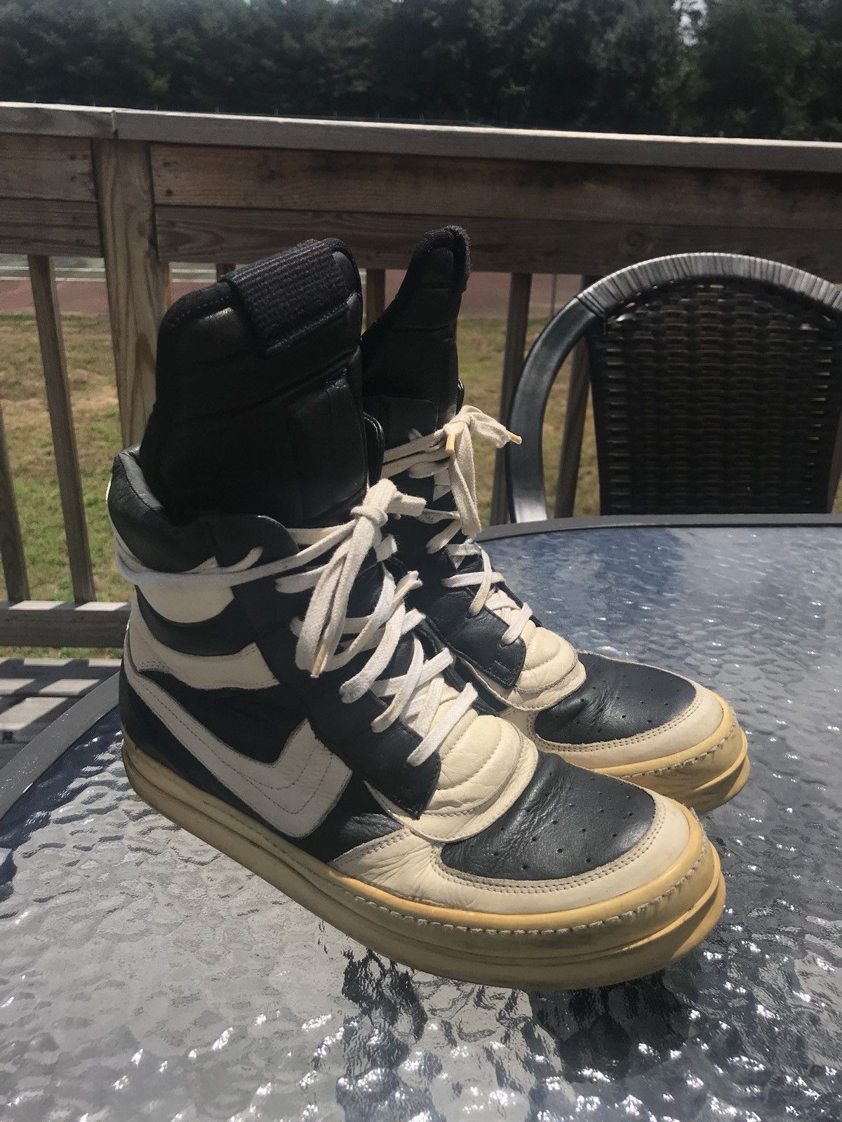Rick Owens S/S 2008 Geobasket Size US 8.5 / EU 41-42 - 3 Thumbnail