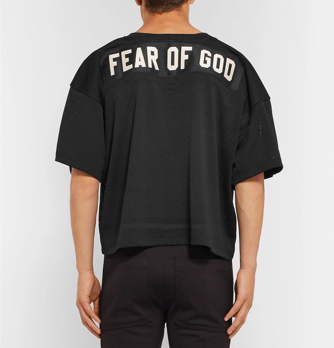 Fear of God RARE NEW FEAR OF GOD Mesh Football Jersey T-Shirt Logo