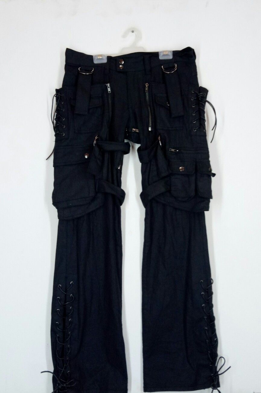 Other Rare!! EL ROPA LOCO pants nice design Punk design/tactical