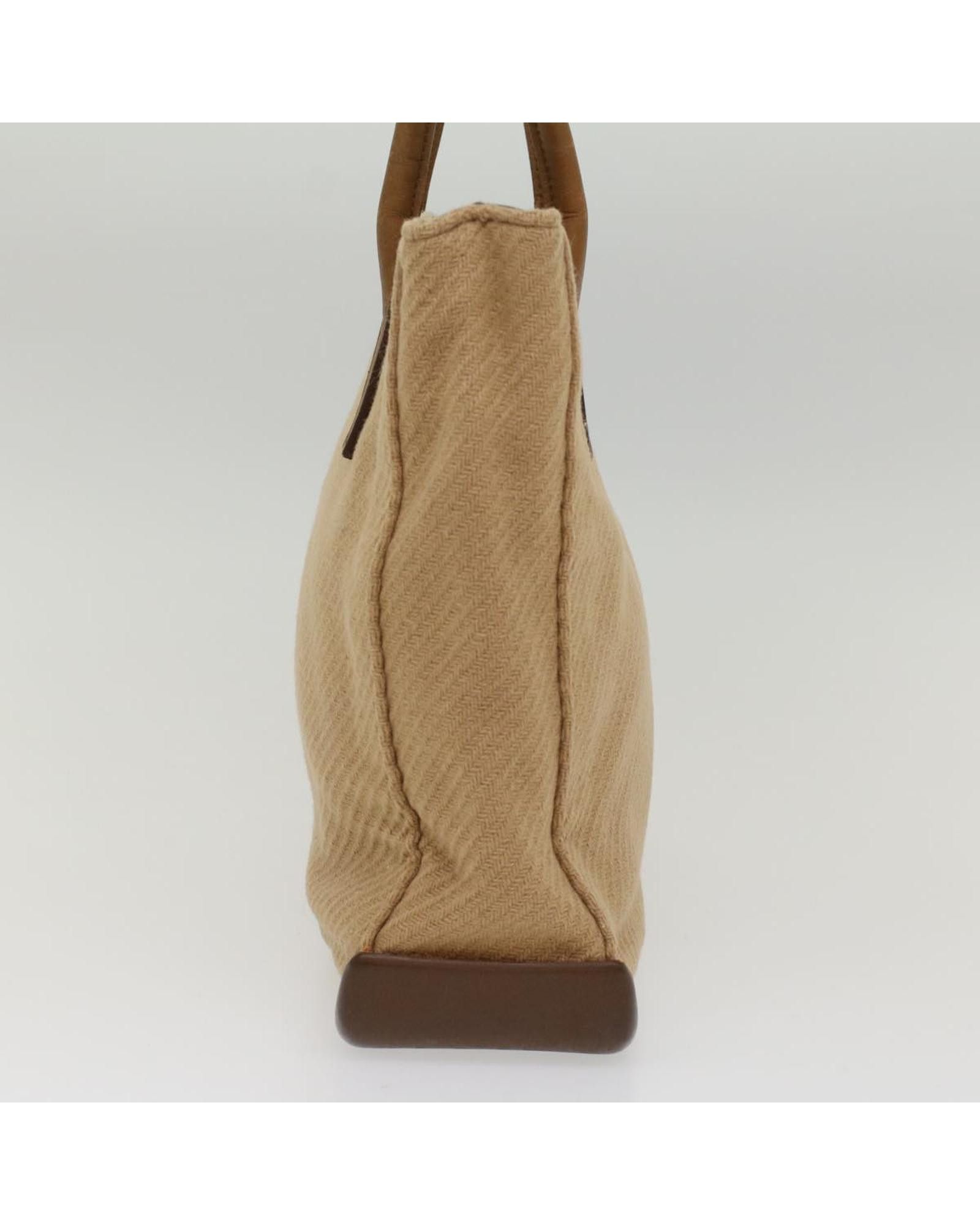 Prada Luxurious Brown Wool Tote Bag Size ONE SIZE - 4 Thumbnail