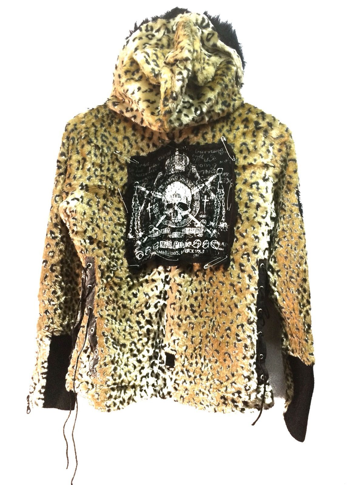 00s japanese label leopard hoodie パーカー Designer × Japanese Brand FINAL DROP,(NEED GONE TODAY) Very