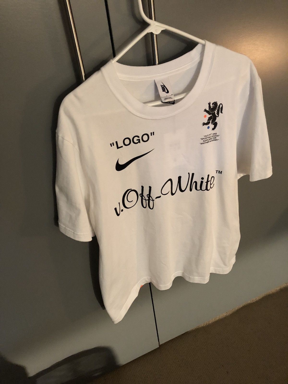 Nike x off 2024 white mercurial tee