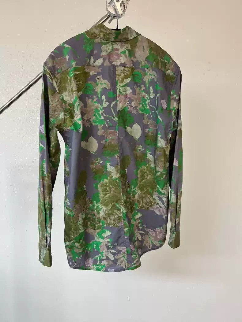 Dries Van Noten Dries Van Noten silk flower shirt Size US L / EU 52-54 / 3 - 4 Thumbnail