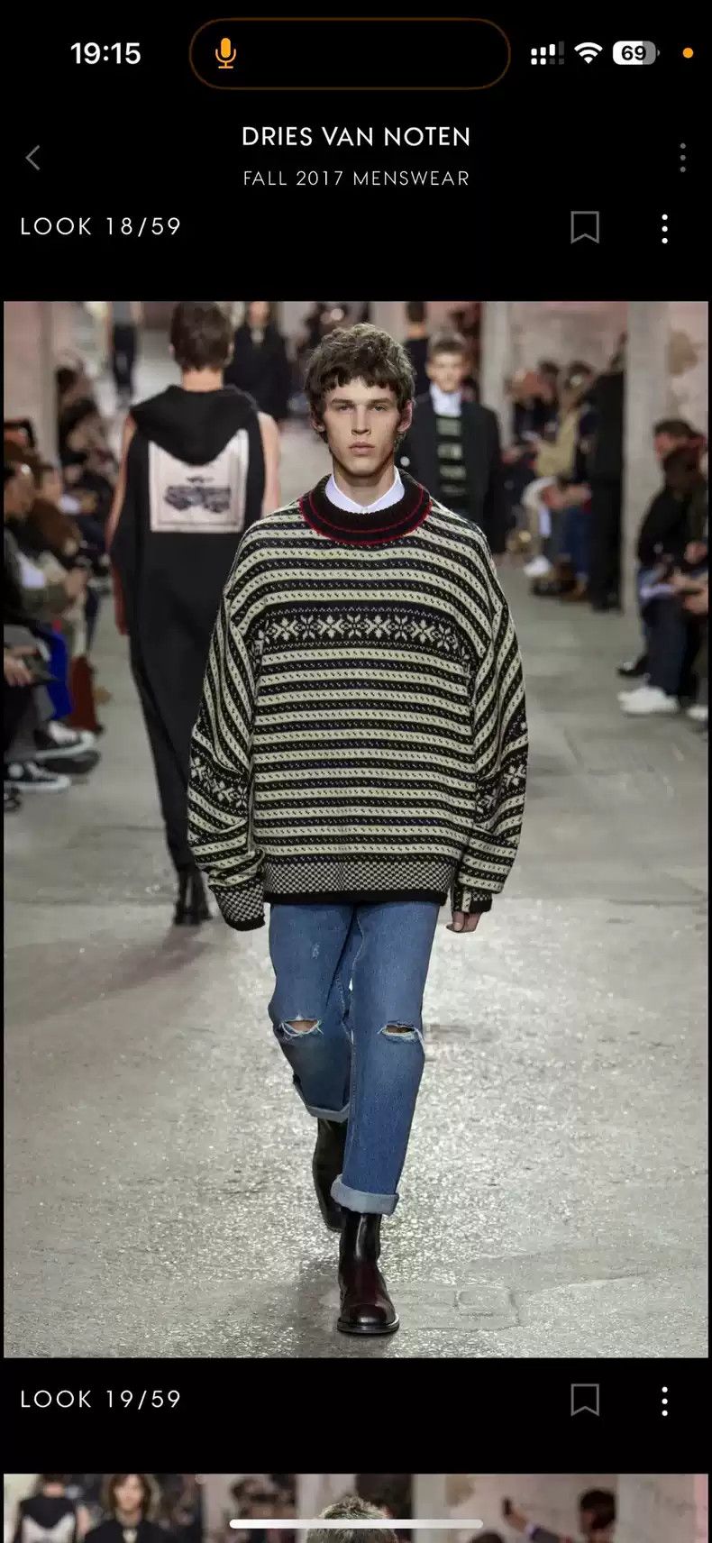 Dries Van Noten Dries Van Noten Fall 2017 Menswear Ferdinand knitted sweater Size US M / EU 48-50 / 2 - 7 Thumbnail