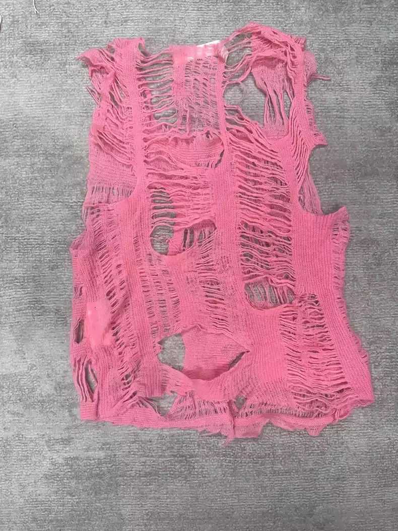 Junya Watanabe junya watanabe Damaged wool vest Size US M / EU 48-50 / 2 - 4 Thumbnail