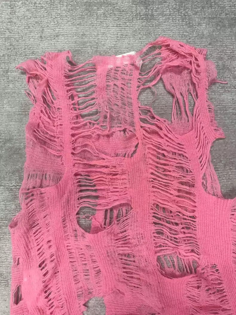 Junya Watanabe junya watanabe Damaged wool vest Size US M / EU 48-50 / 2 - 5 Thumbnail