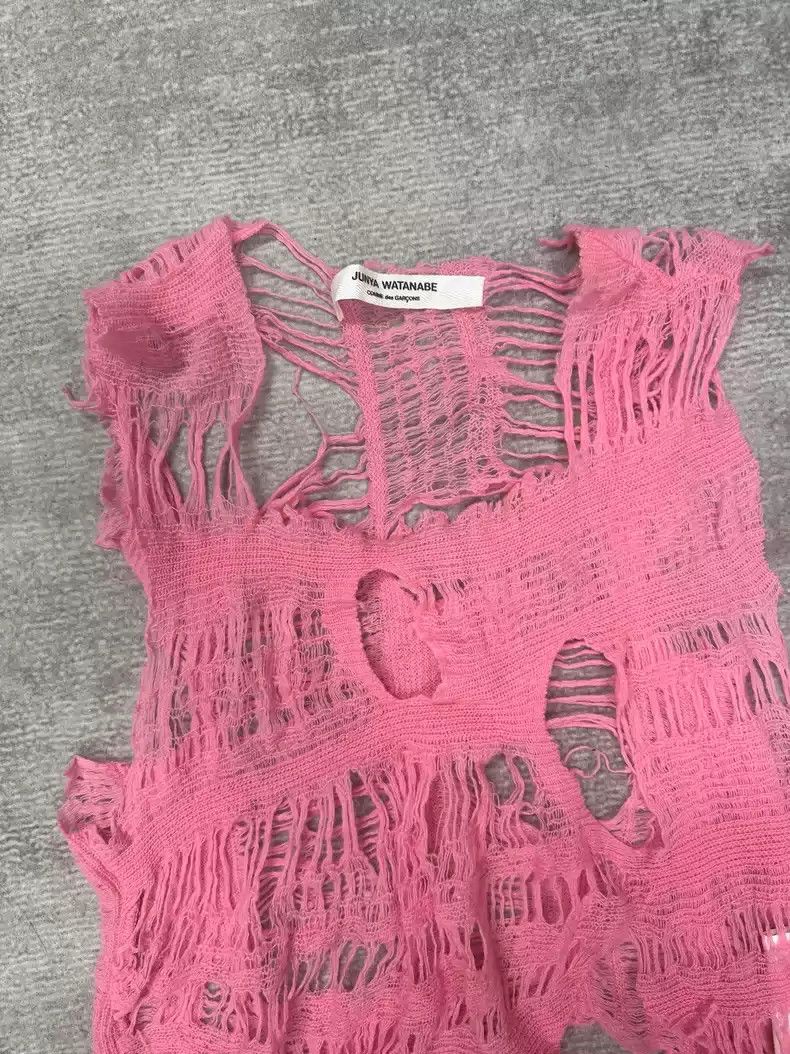 Junya Watanabe junya watanabe Damaged wool vest Size US M / EU 48-50 / 2 - 2 Thumbnail