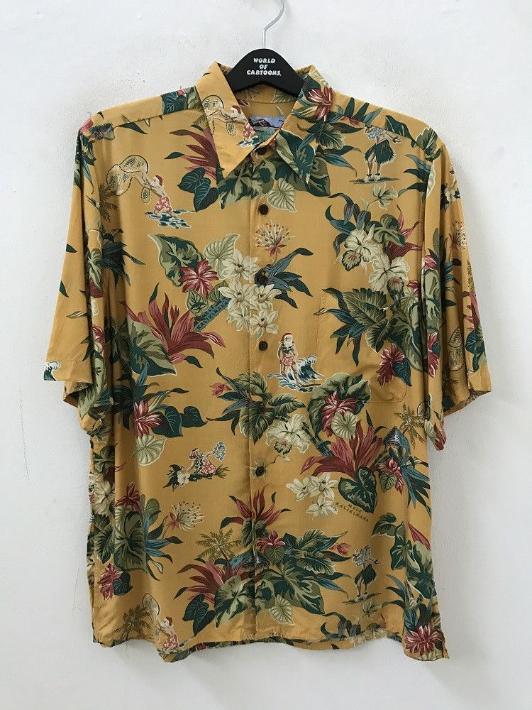 Reyn Spooner vintage reyn spooner surfing santar camp collar hawaiian Size US M / EU 48-50 / 2 - 1 Thumbnail