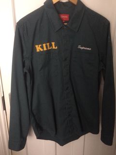 Supreme Kill Work Shirt | Grailed