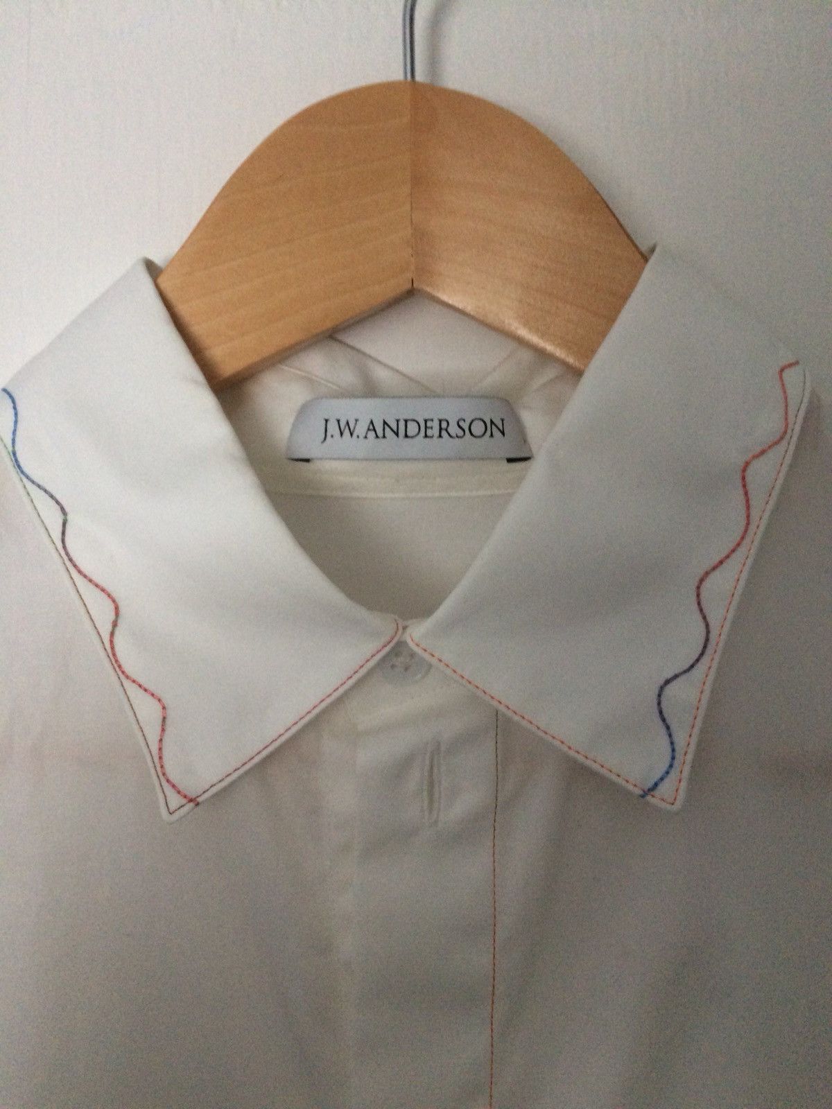 JW Anderson Rainbow Stitching Shark Patch Shirt Size US M / EU 48-50 / 2 - 2 Thumbnail