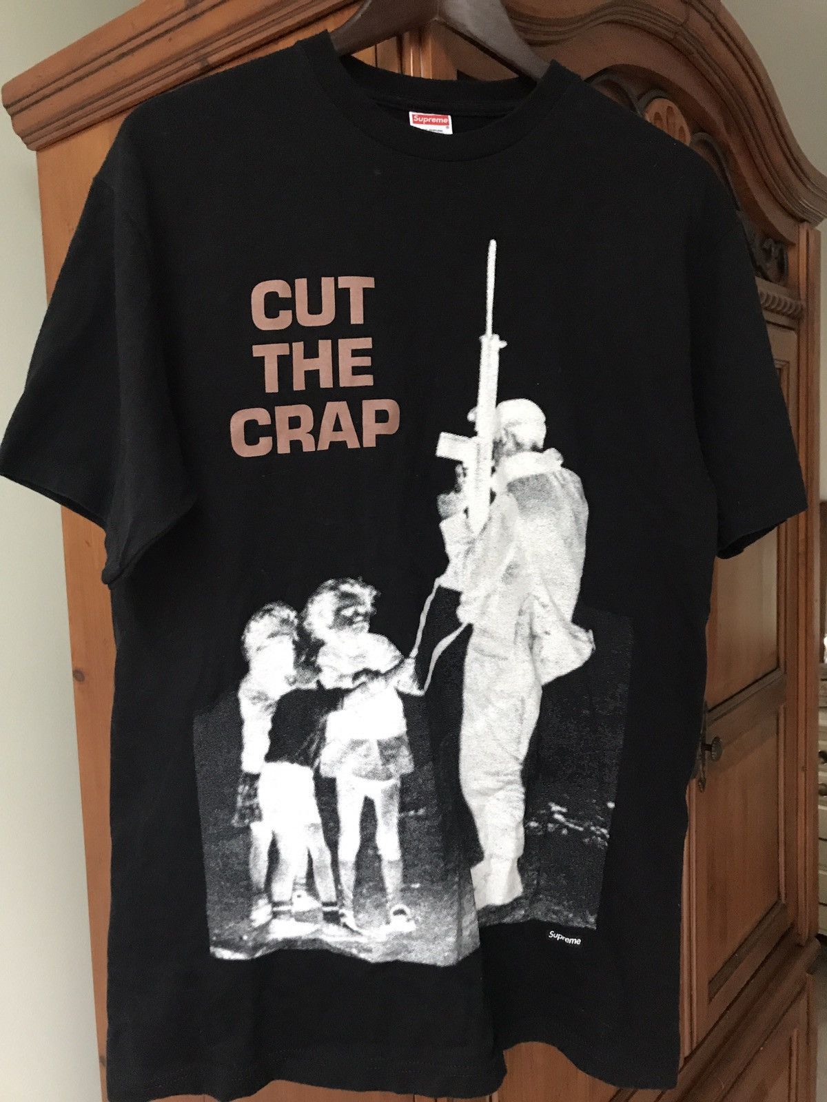 Very rare SS09 Supreme Cut The Crap Tee T-shirt size LRG Box