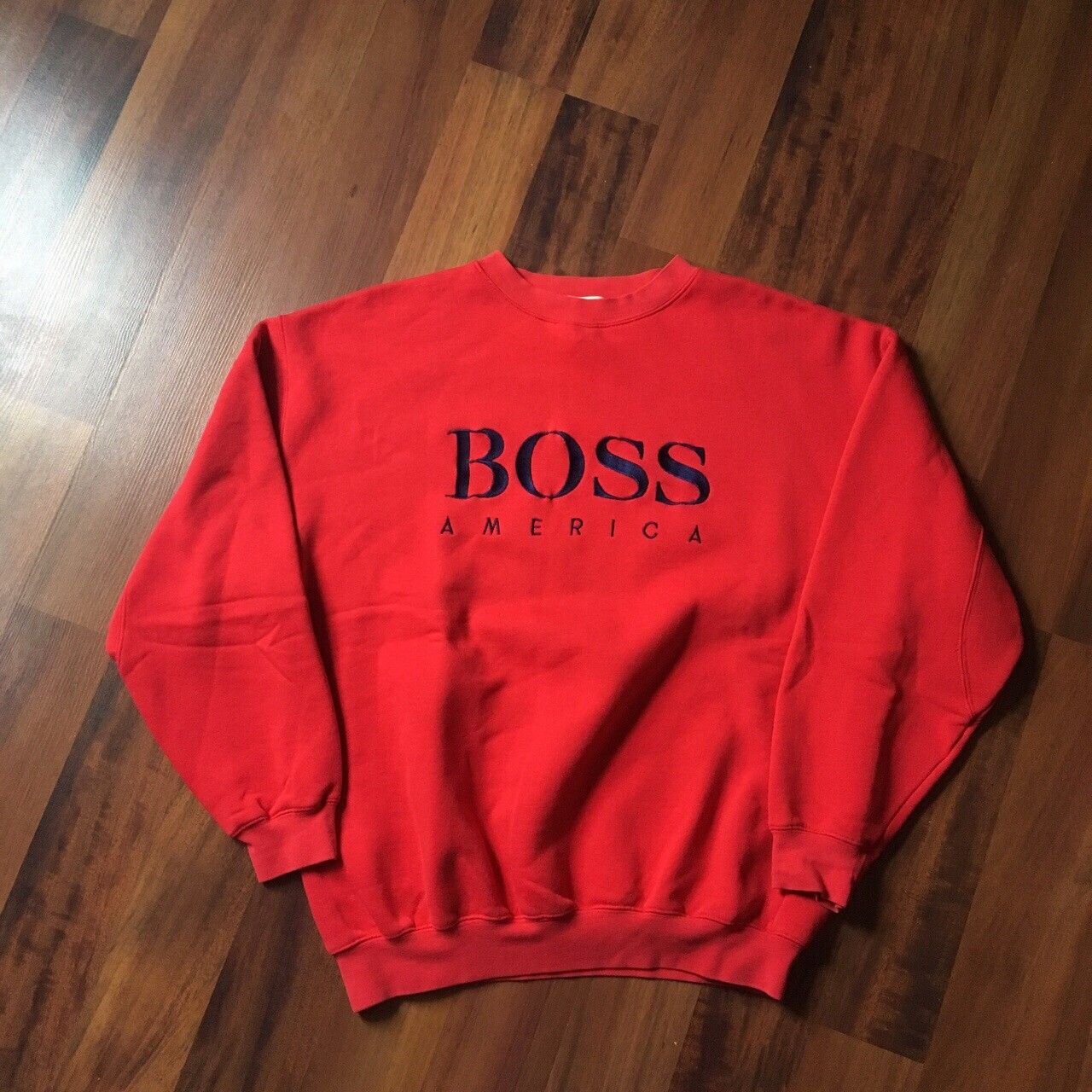 Hugo Boss Vintage Boss America Sweatshirt Size US L / EU 52-54 / 3 - 1 Preview