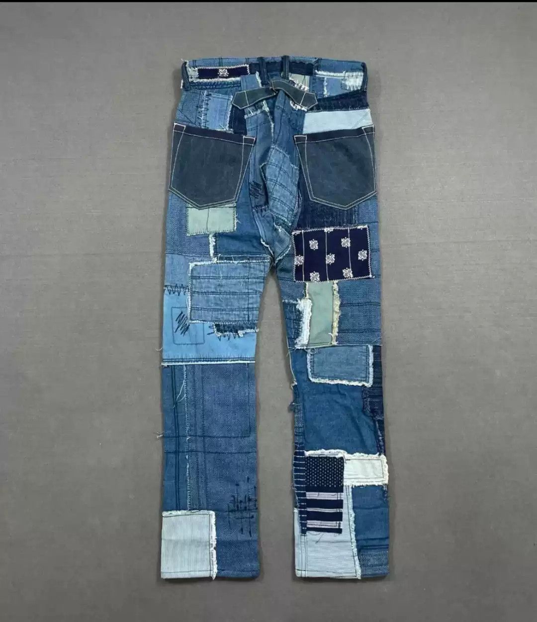 Junya Watanabe junya watanabe Show style patchwork jeans