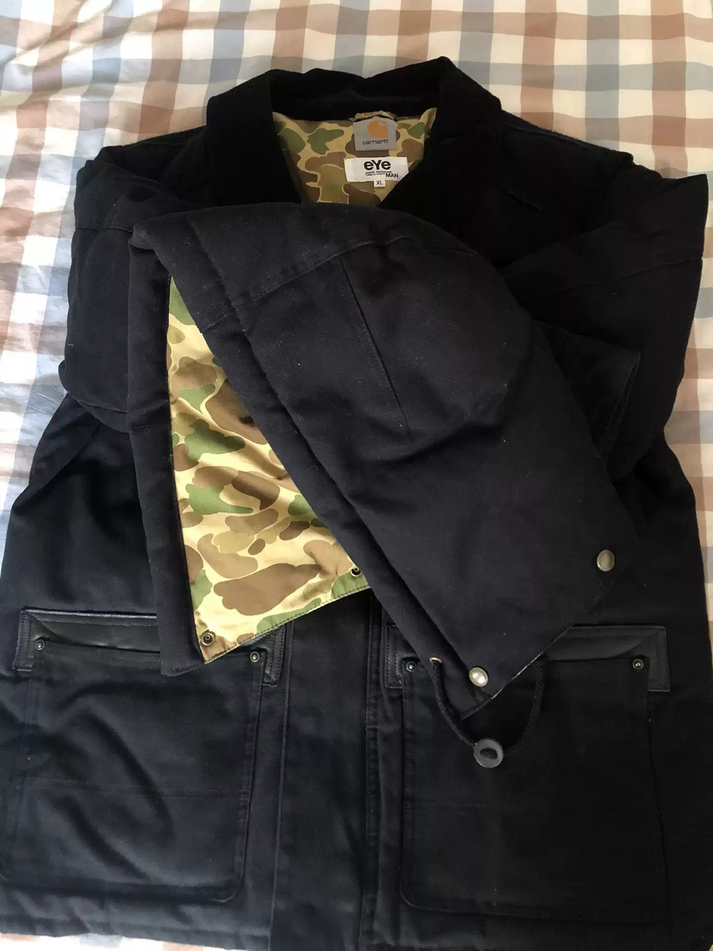 Junya Watanabe junya watanabe & Carhartt co branded down jacket Size US XL / EU 56 / 4 - 3 Thumbnail