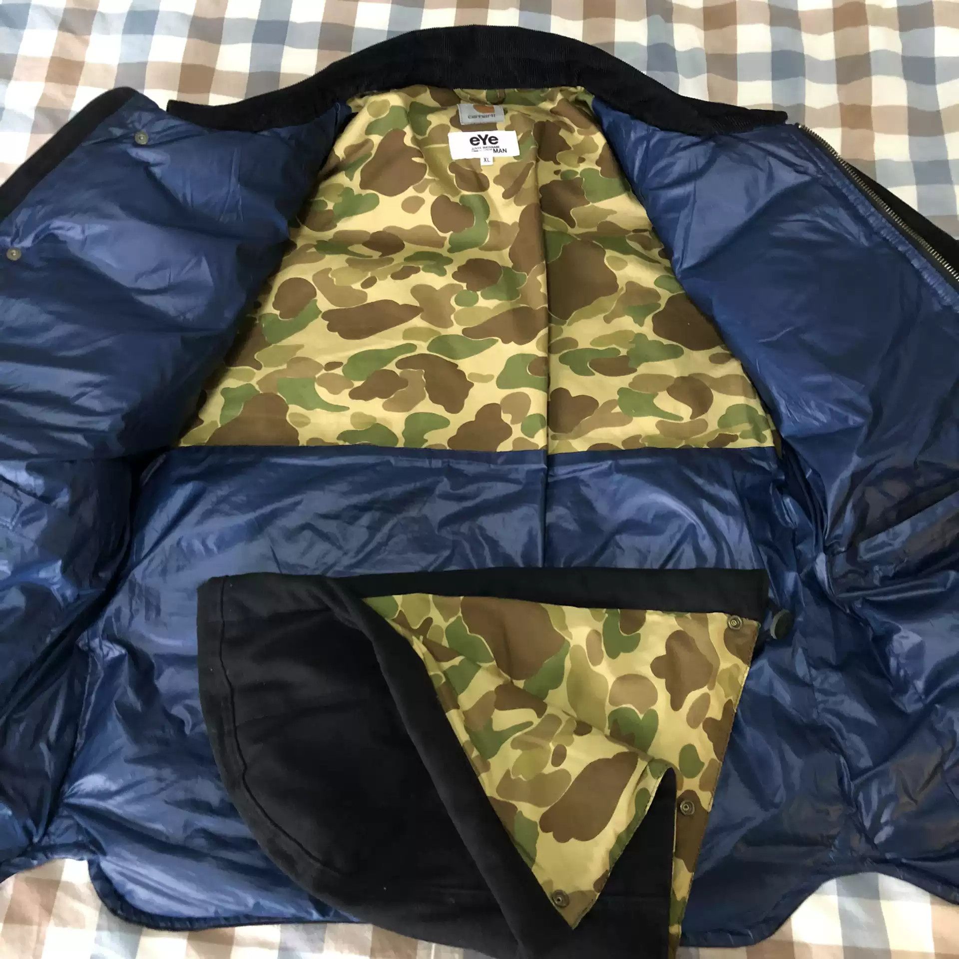 Junya Watanabe junya watanabe & Carhartt co branded down jacket Size US XL / EU 56 / 4 - 5 Thumbnail