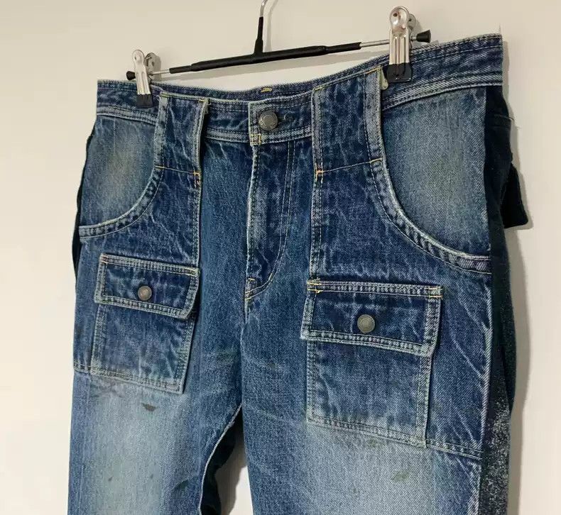Undercover Undercover 06ss T-phase klaus spliced jeans Size US 32 / EU 48 - 3 Thumbnail